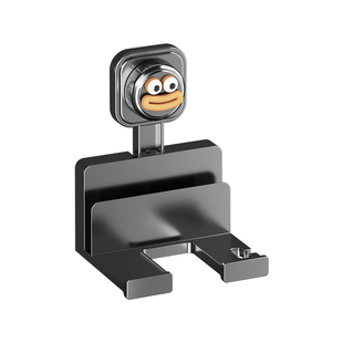 吸盘吹风机置物架壁挂式免打孔电吹风支架浴室吹风筒挂架收纳神器