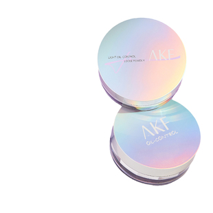 AKF散粉雪融控油定妆持久蜜粉饼防水汗补妆紫色afk正品官方旗舰店