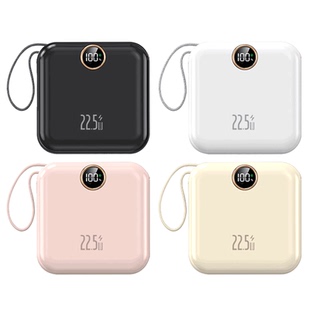 【国家3C安全认证】顺丰跨浩充电宝20000mAh大容量快充带线移动电源可上飞机便携适用苹果手机自带线3C认证