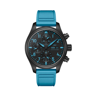 【礼物】IWC万国官方旗舰飞行员系列计时腕表 乔治·拉塞尔特别版