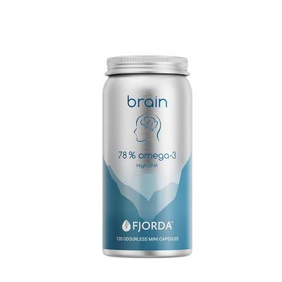 Fjorda挪威鱼油omega3增强补脑记忆DHA成人青少年3瓶