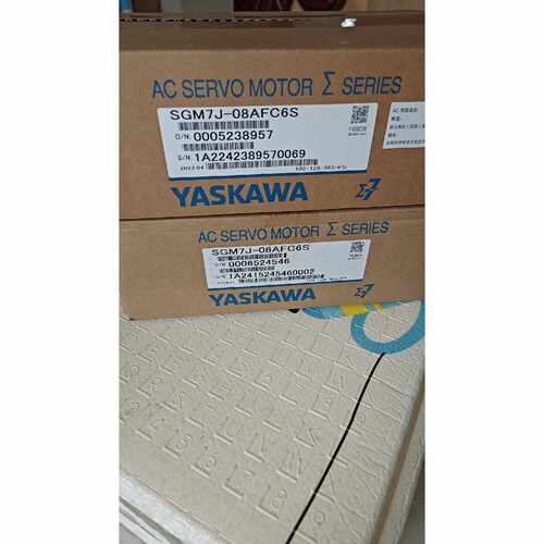 议价可维修YASKAWA安川伺服电机SGM7J08AFC6S原装手喷漆全新二手