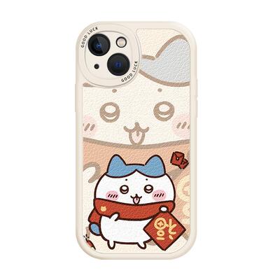 发财chiikawa新年小羊皮手机壳