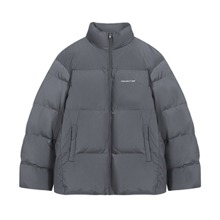 PROJECT G/R高街廓形剪裁棉服外套冬季男女宽松保暖面包服棉衣潮