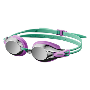 李宁电镀泳镜高清防水防雾成人女士近视男款专业游泳训练竞速眼镜