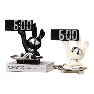 玄关放钥匙的收纳盒摆件轻奢鞋柜门口进门入户走廊锁匙客厅装饰品