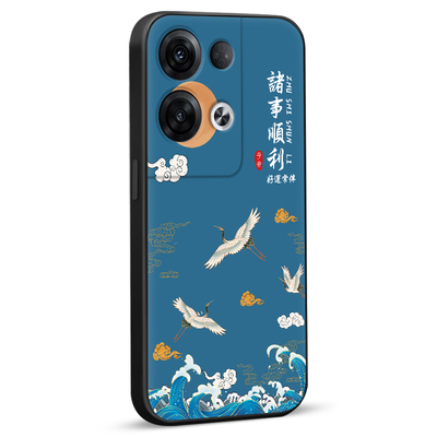 秋昊适用于opporeno8pro手机壳pgam10复古reno8pro国潮风oporen08pro妈妈用reno8pr0网红reno8pro保护套opp0