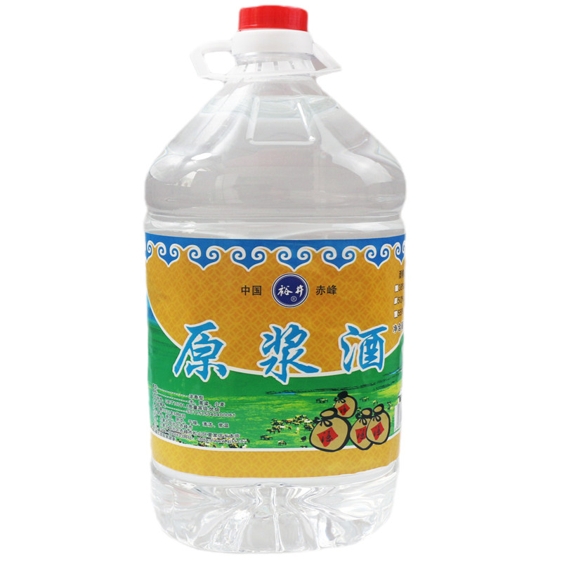 内蒙古特产裕井烧坊50度4.5L浓香型纯粮食白酒厂家直销桶装原浆