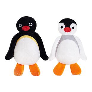 山莫pingu扁扁挂件可爱小企鹅毛绒包挂闺蜜情侣公仔一对包包挂饰