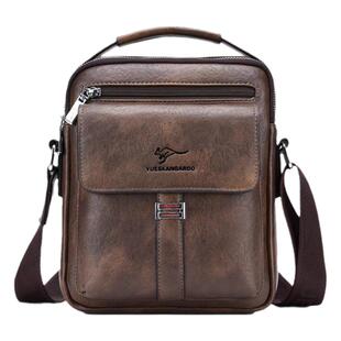 麦克袋鼠男士单肩包大容量手提包商务通勤包手机包背包休闲斜挎包