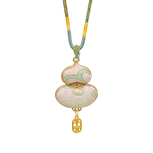 非遗宋锦项链diy材料包底托手工吊坠织锦挂件团建新年国风礼物