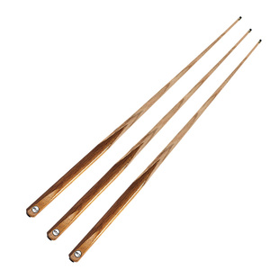 马拉斯台球杆红木斯诺克小头球杆黑八专用桌球杆一体通杆冲跳公杆