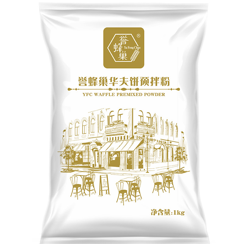 誉蜂巢华夫饼预拌粉家用商用松饼粉糕点美食小吃烘焙原材料专用粉