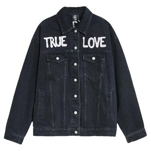 TCH潮牌轻奢新款烫钻复古休闲牛仔外套男女同款T211063005
