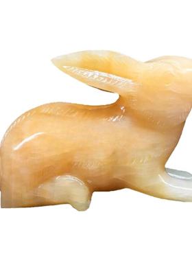 吉祥生肖玉石吉祥物商务礼生肖兔