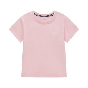 【儿童基本款】NAUTICA/诺帝卡童装 男女童短袖T恤夏季上衣打底衫