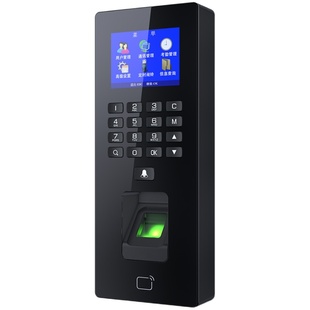 指纹门禁系统一体机玻璃门密码锁电子刷卡锁电磁磁力锁电插锁套装