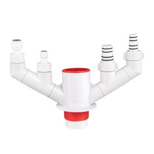 厨房下水三通分流器净水器前置洗碗机厨宝防臭防溢水50/75管通用