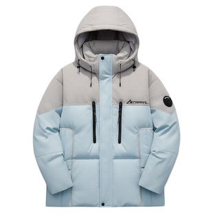 羽绒服男孩中学生加厚保暖大童青少年帅气冬季新款鸭绒外套男装潮