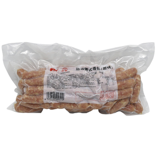 大成台畜德式迷你香肠原味早餐肠烧烤肠烘焙料理面包热狗1kg包装