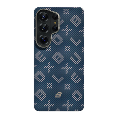 蓝猩适用三星S26ultra鎏金密码壳