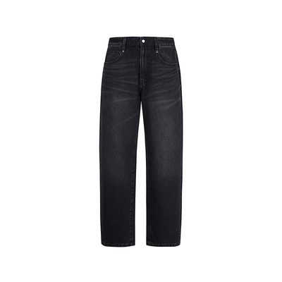 JNBY棉质水洗锥形牛仔裤