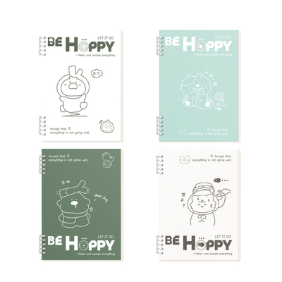 梦瑾2025新款B5不硌手活页笔记本活页本可拆卸环扣线圈本小清新简单点记事本a5初高中生专用大学生考研日记本