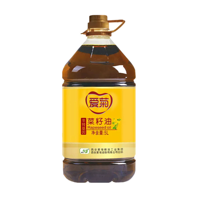 爱菊三级菜籽油  油泼辣子、油泼面、凉皮、调味油 大桶5L