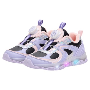 卡特兔童鞋儿童运动鞋2025冬季新品闪灯鞋防滑耐磨加绒棉鞋跑步鞋