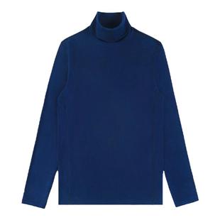 【佟大为同款】MrBu布先生纯色内搭长袖t男秋冬高领磨毛加厚打底