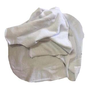 高洁白色全棉纯棉大刀口布双巴掌以上大擦机布废布碎布抹机布包邮