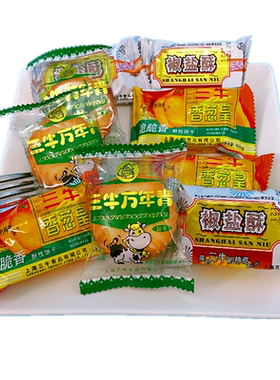 【顺丰】三牛上海万年青葱香饼干
