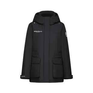 【GORE-TEX戈尔防风防水透气】比音勒芬冬季女士连帽白鹅绒羽绒服