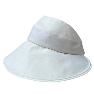 冰丝凉感半空顶帽女简约百搭日常款扎马尾帽子夏天大檐防晒遮阳帽