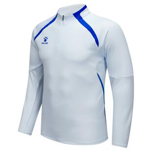 KELME卡尔美足球训练服男跑步运动卫衣半拉链长袖足球训练套头衫