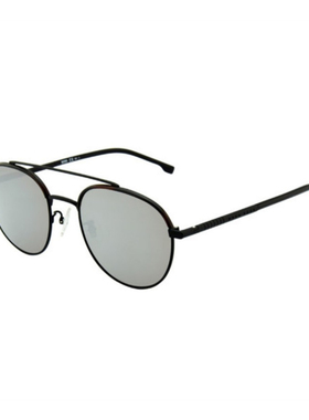 HUGO BOSS吴尊同款男女款经典飞行员式双梁太阳镜银泰 300211