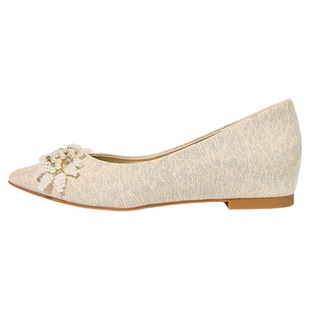 丁允dingyun法式仙女风浅口伴娘不累脚平底内增高旗袍尖头婚单鞋