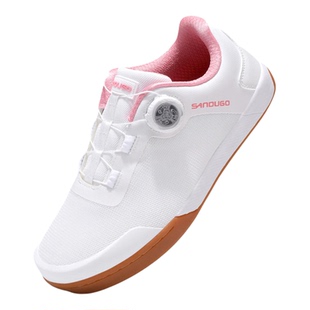 Sandugo青少年骑行鞋非锁鞋山地车骑行鞋钉踏专用平踏鞋透气轻便