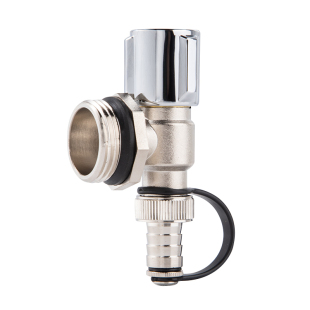 地热分水器放水阀门地暖1寸排水6分热水嘴水龙头暖气片排气排污阀