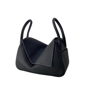 王楚然同款元宝包真皮枕头包软皮慵懒百搭手拎小包单肩斜挎包包女