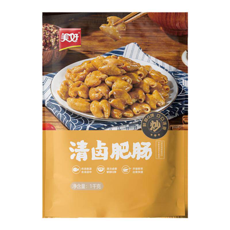 美好清卤肥肠1kg下酒菜卤猪大肠速食菜半成品