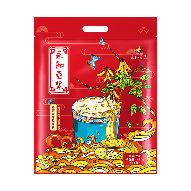 【达人推荐】永和豆浆香醇原味豆浆粉早餐豆浆粉共30条冲饮营养