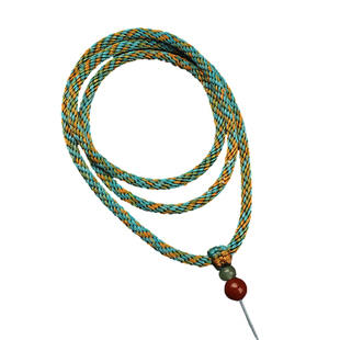 锦绣河山手工编织粗款挂绳套头固定款观音玉佛唐卡挂件绳项链绳子