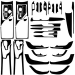 星空适用于领克03改装内饰贴膜01汽车用品02中控装饰05碳纤纸爆改