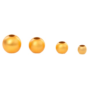 镀18k金珠子散珠diy配件材料保色沙金手链手串项链配珠串珠小隔珠