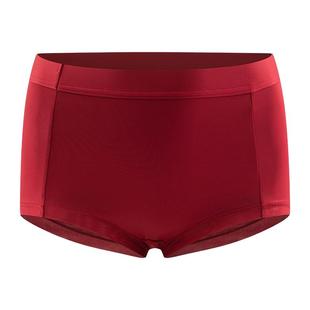 安娜蜜语红色内裤纯棉女本命年结婚无痕中高腰三角裤薄款大码女士