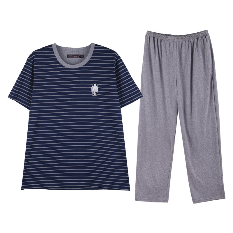 薄款达尔丽男士纯棉家居服