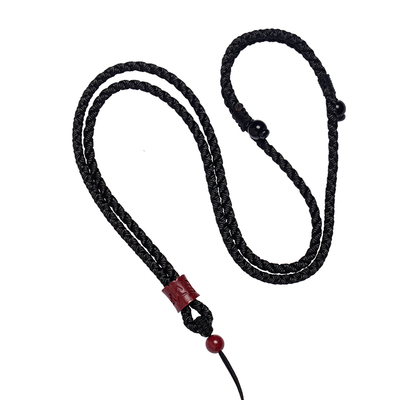 花素紫金砂手工吊坠绳