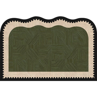 高级感中古风入户门地垫家用门口进门耐脏脚垫专用玄关防滑地毯子