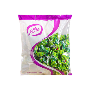 俄罗斯进口水果味夹心软糖康吉西瓜草莓味爆浆橡皮糖果散装喜糖